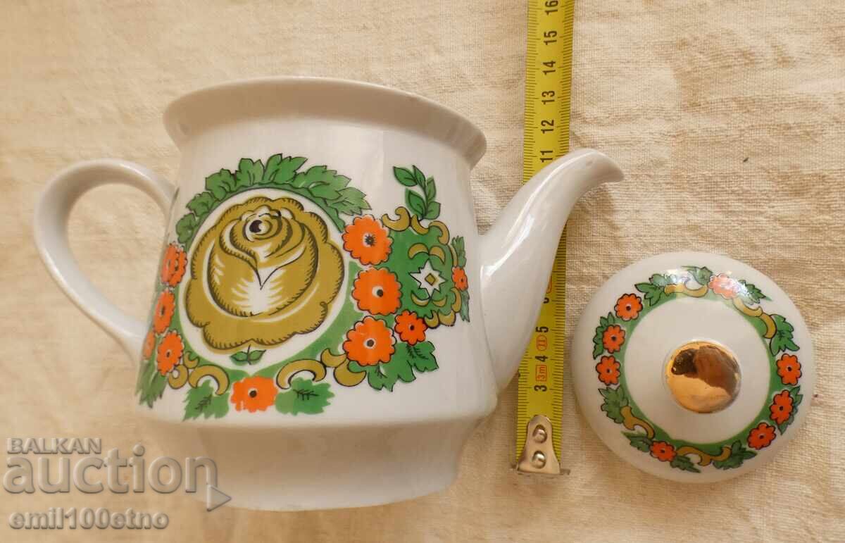 Ceainic mic porțelan vechi URSS - 7 Ceainic mic porțelan vechi URSS - 7