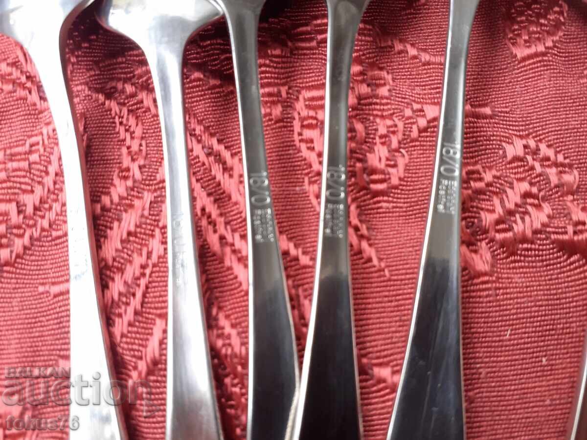 Tacâmuri de lux lingurițe Edelstahl Rostfrei - 6 buc. noi - 5