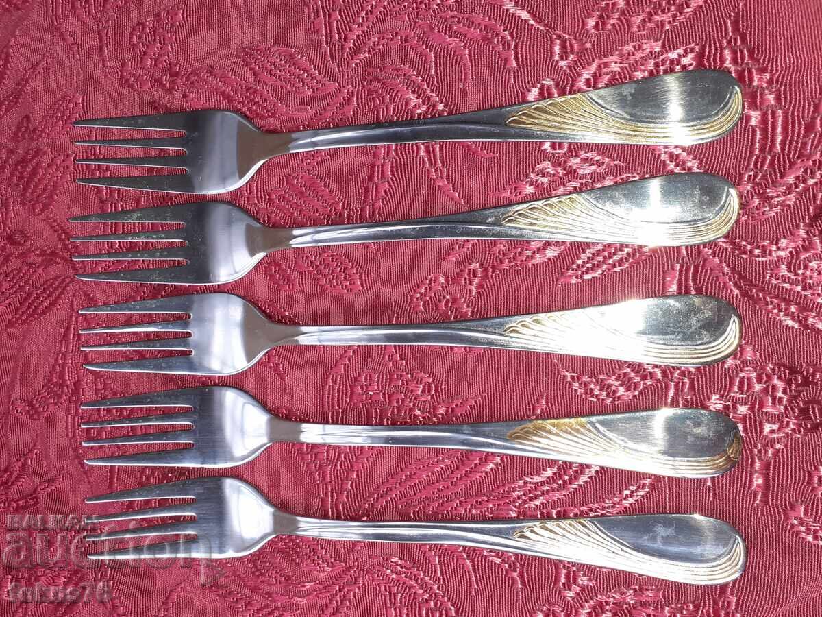 Tacâmuri de lux furculițe Edelstahl Rostfrei - 5 buc. noi cu preț € 59.00 | 115.39 BGN