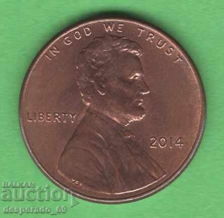 (¯`'•.¸ 1 cent 2014 SUA ¸.•'´¯)