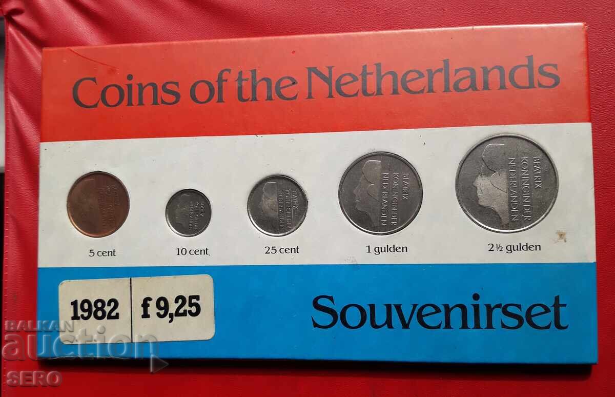 Ολλανδία - ΣΕΤ 1982 από 5 νομίσματα