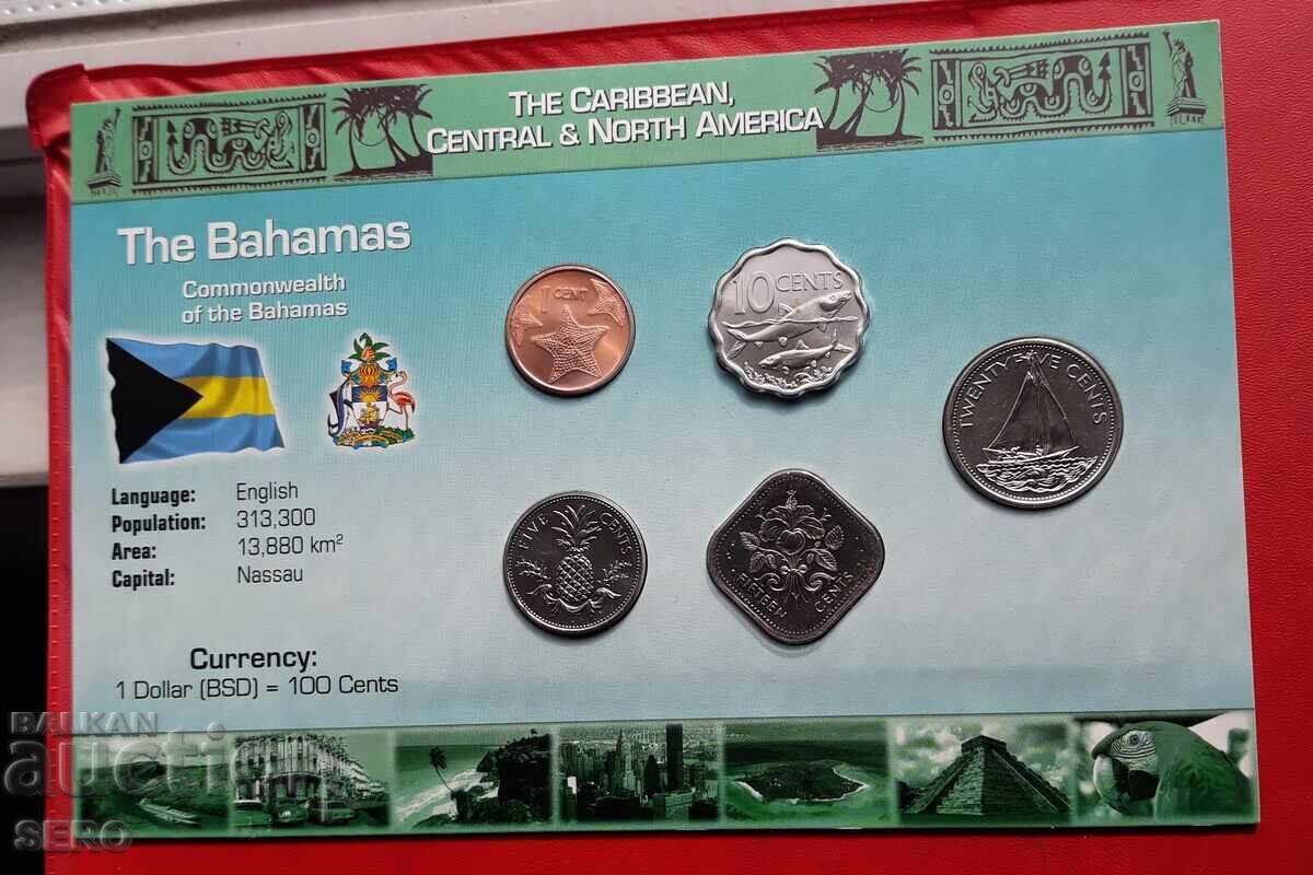 Бахамски острови-СЕТ от 5 монети с цена € 9.00 | 17.60 лв.