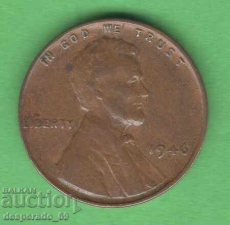 (¯`'•.¸ 1 σεντ 1946 ΗΠΑ ¸.•'´¯) (¯`'•.¸ 1 σεντ 1946 ΗΠΑ ¸.•'´¯)