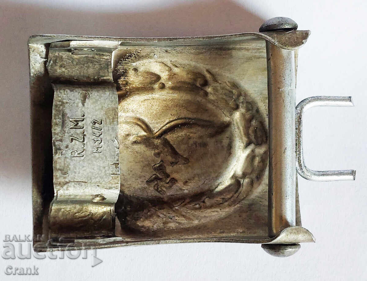 Παράδοση WW2 3ο Ράιχ Γερμανική αγκράφα ζώνης Luftwaffe με σήμανση Παράδοση WW2 3ο Ράιχ Γερμανική αγκράφα ζώνης Luftwaffe με σήμανση