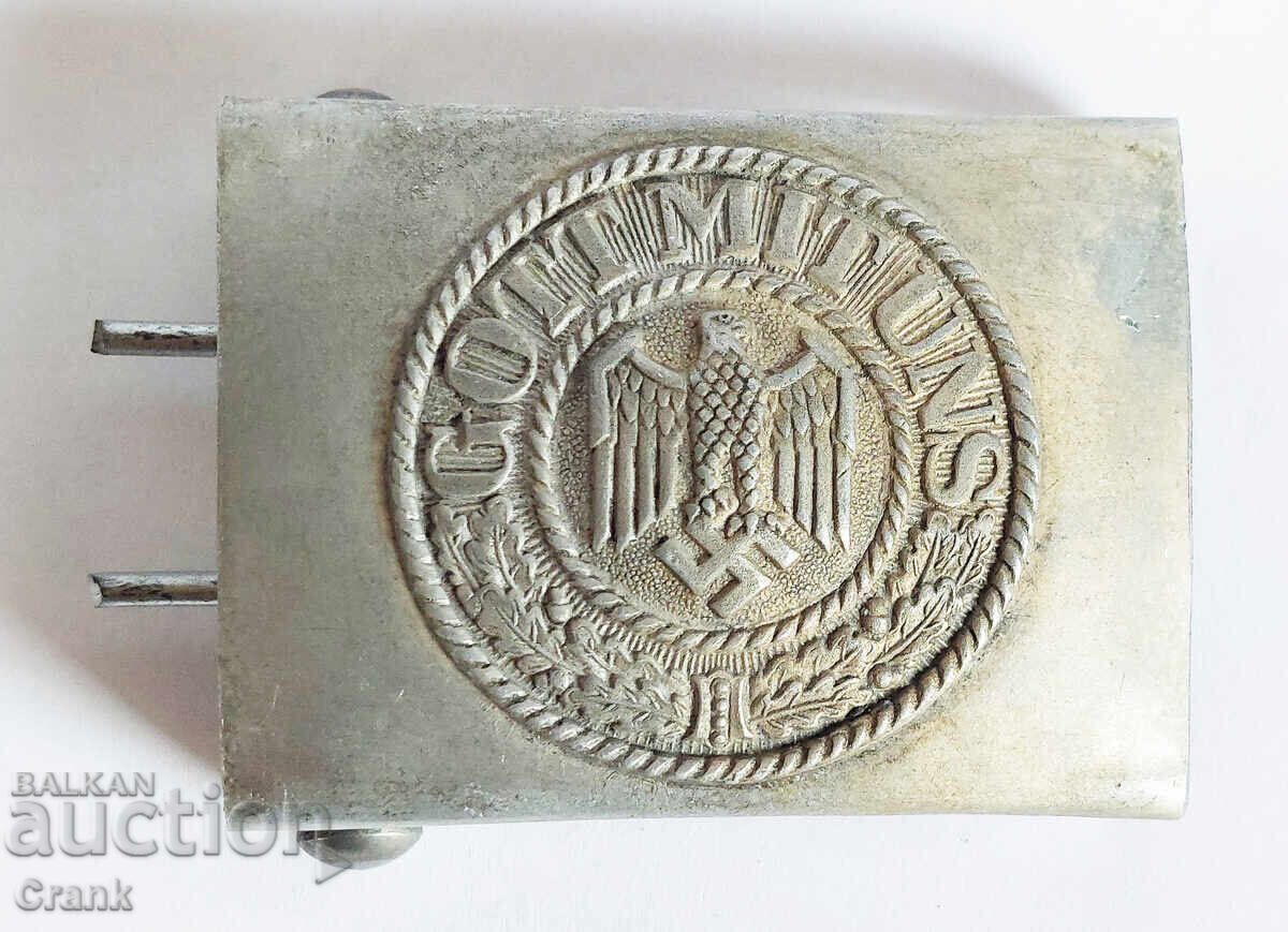 WW2 3 Reich Cataramă de centură germană Wehrmacht Combat cu ștampilă cu preț € 63.00 | 123.22 BGN