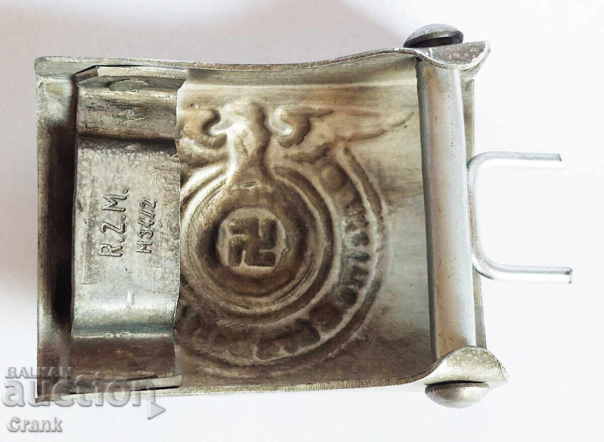 WW2 3 Reich Cataramă de centură germană Waffen-SS cu marcaje - 5