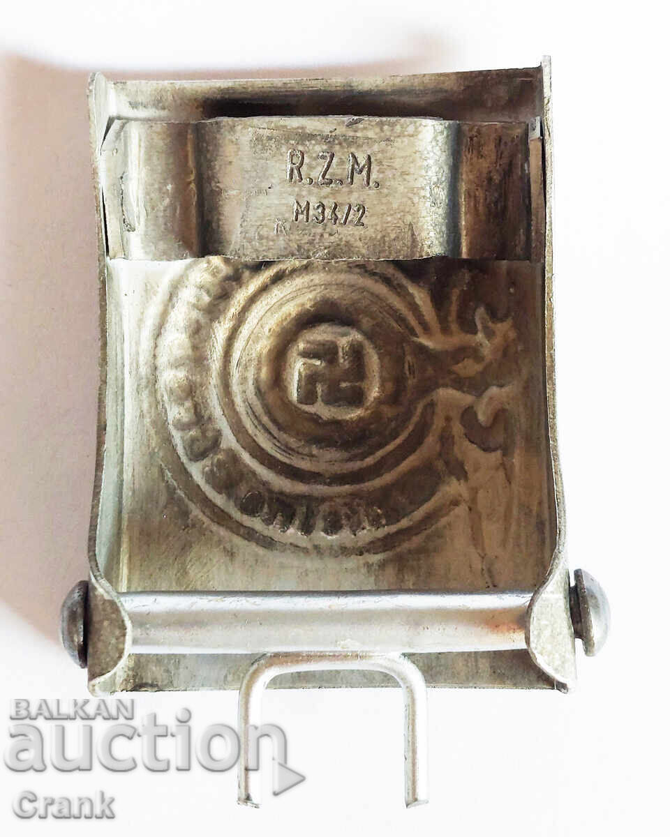 WW2 3 Reich Cataramă de centură germană Waffen-SS cu marcaje - 6