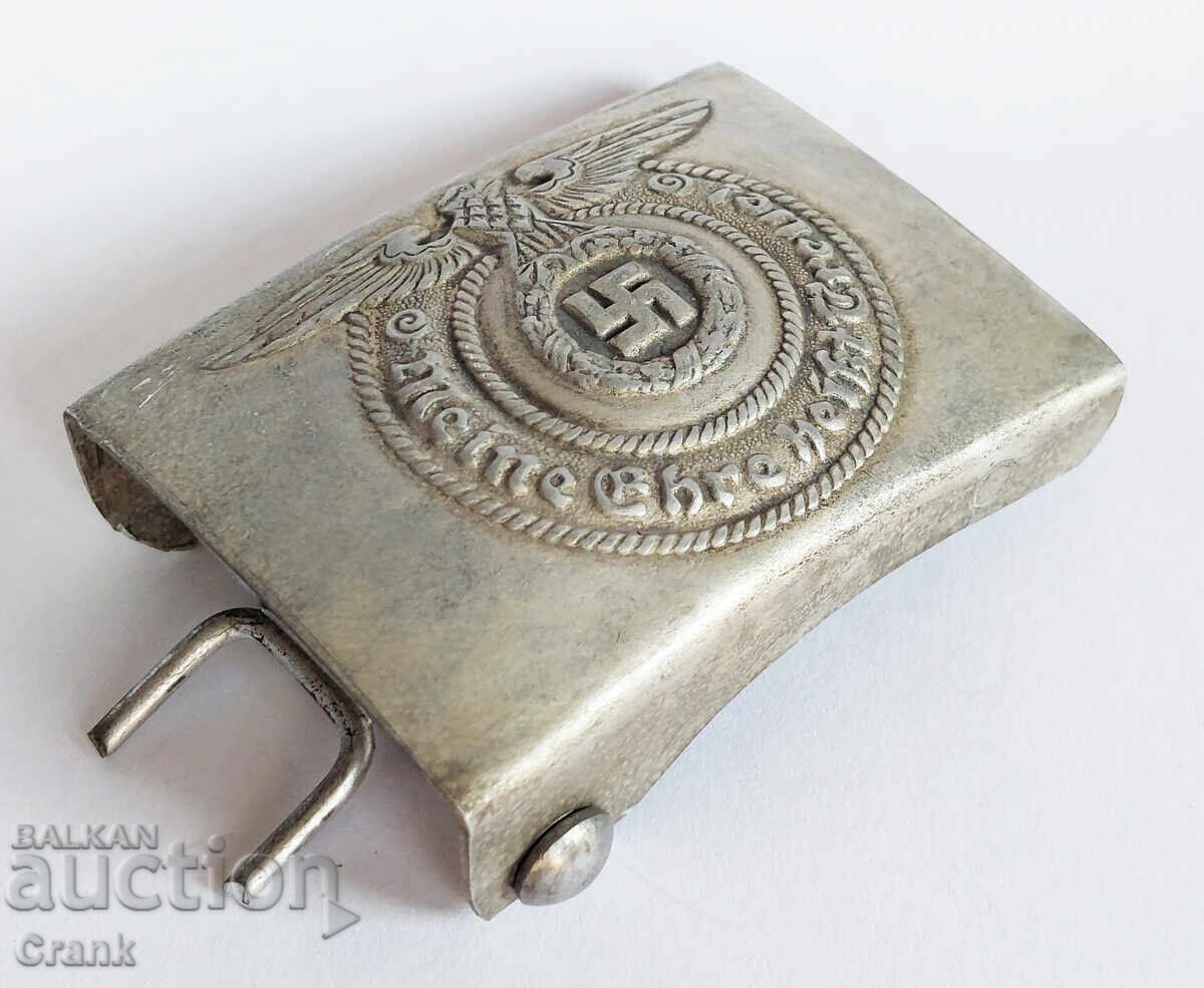 WW2 3 Reich Cataramă de centură germană Waffen-SS cu marcaje