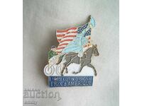 Значка - конно състезание "Приз на Америка",1985, хиподрум