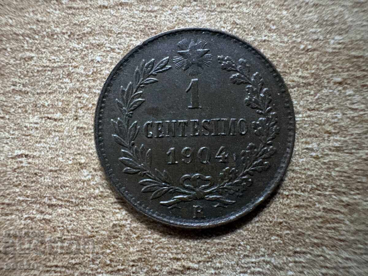 Italia - 1 centesimo (1904)