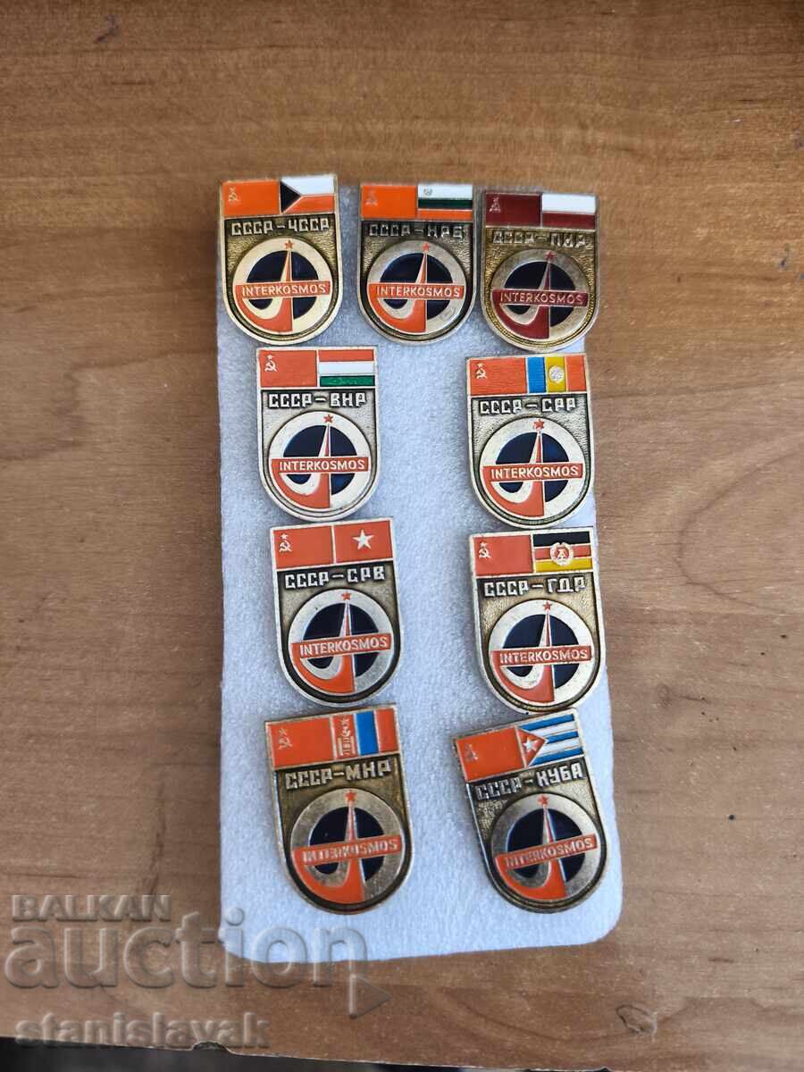 Colecția de insigne Intercosmos