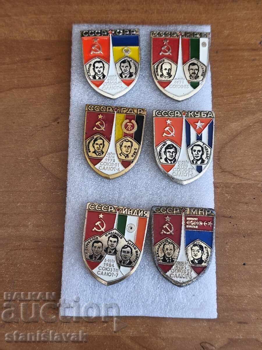 Colecția de insigne Intercosmos