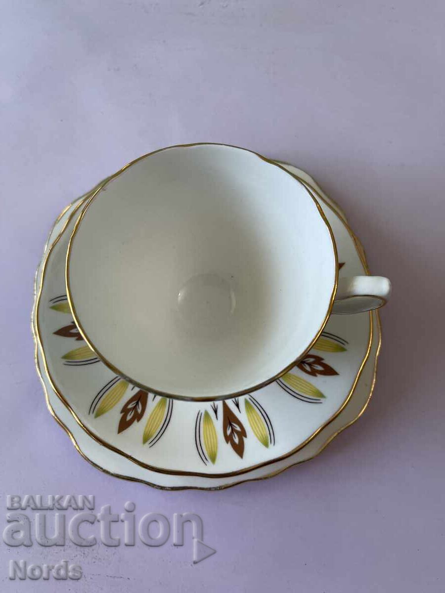 Licitație Set de ceai Colclough englezesc, triplu