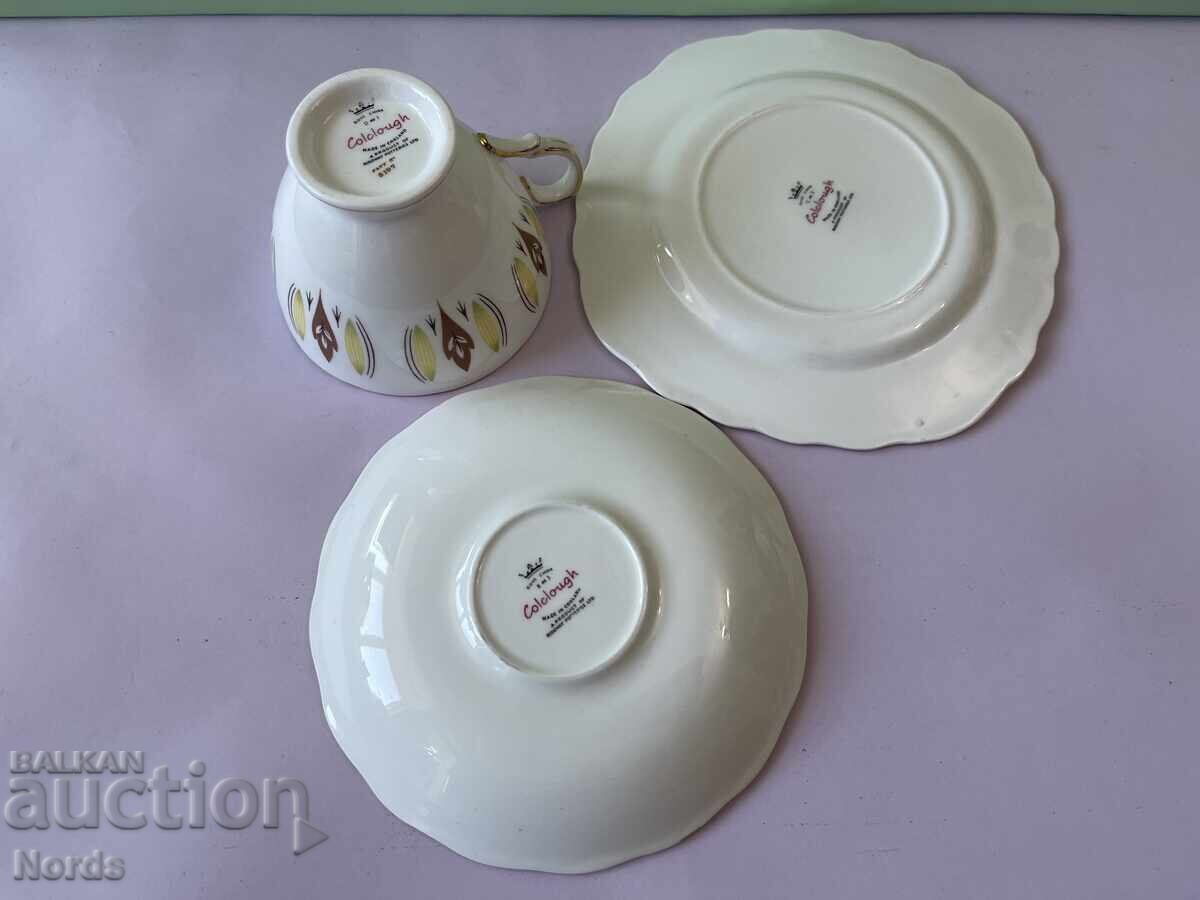 Set de ceai Colclough englezesc, triplu - 5