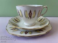 Set de ceai Colclough englezesc, triplu