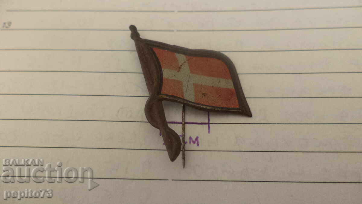 Licitație Insigna publicitară, steag național Danemarca