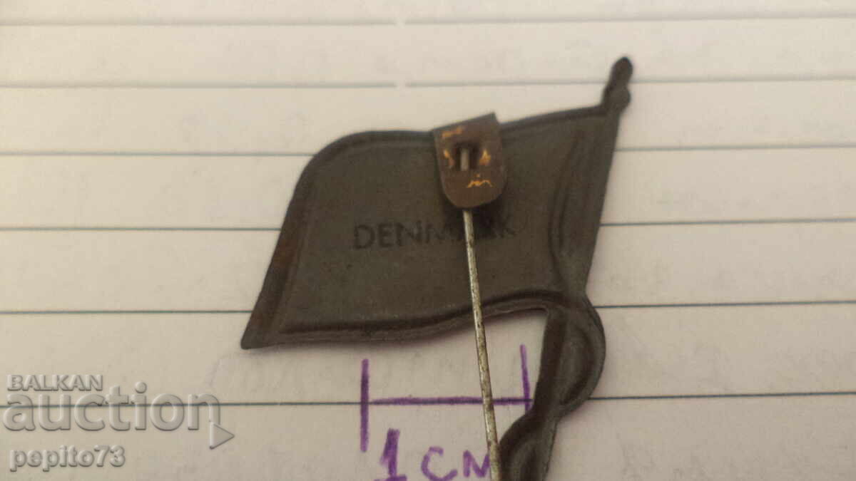 Insigna publicitară, steag național Danemarca - 5