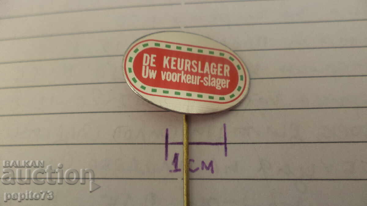 Semn publicitar, De Keurslager, magazine de carne și delicatese