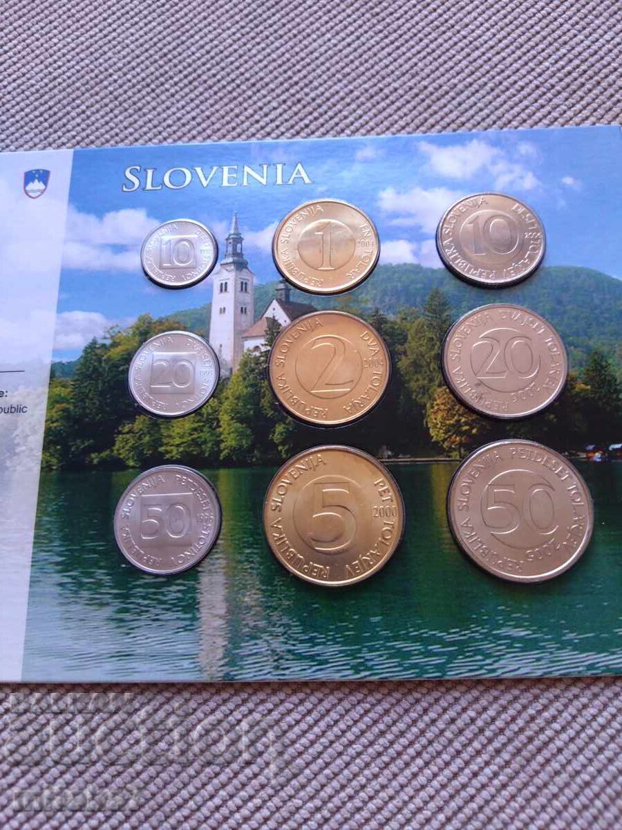 Сет монети, Словения с цена € 7.50 | 14.67 лв.