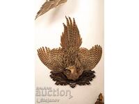 Female pheasant breast pendant