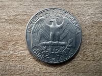 SUA - 1/4 dolar (1988) - D