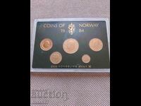 Set de monede, Norvegia, 1984