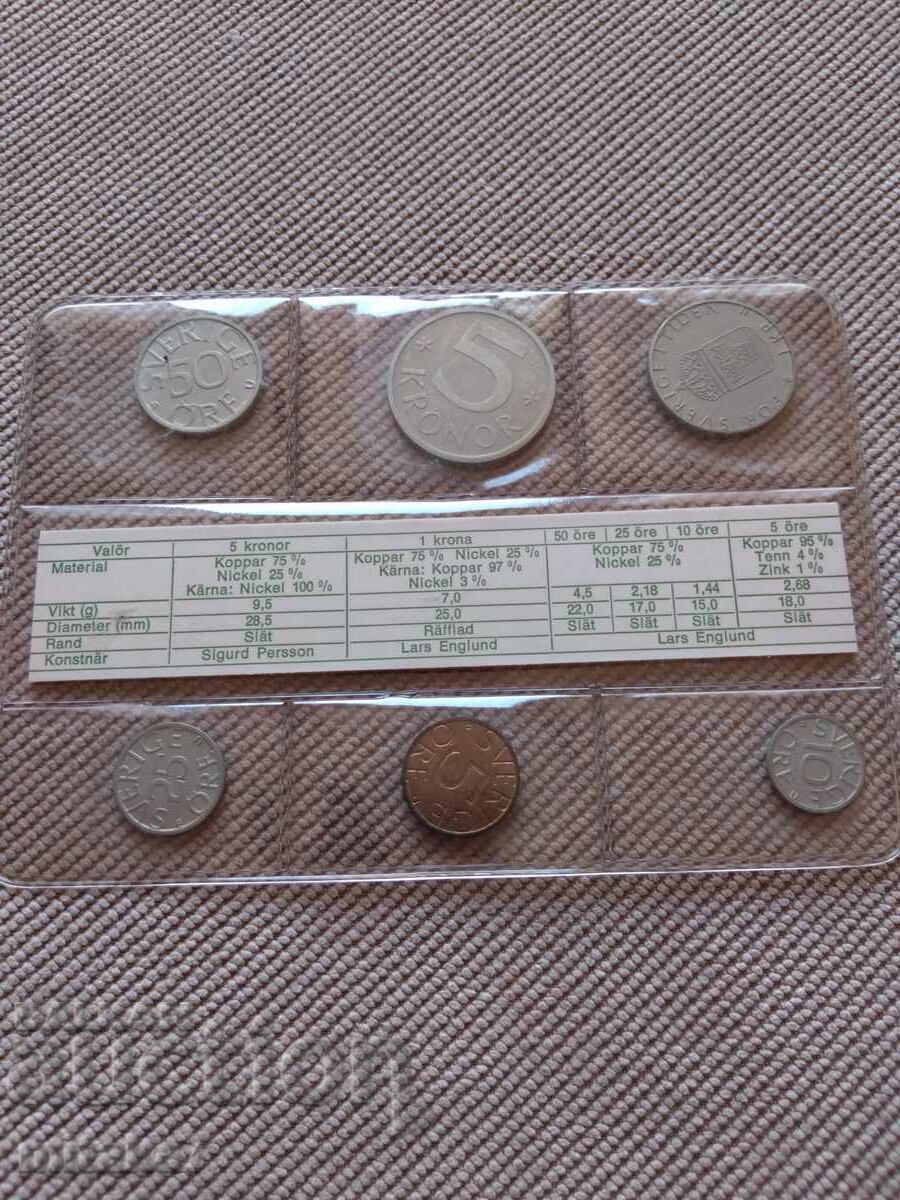 Сет монети, Швеция, 1976г. с цена € 8.00 | 15.65 лв.