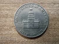 SUA - 1/2 dolar (1976) - D - 200g. Independența