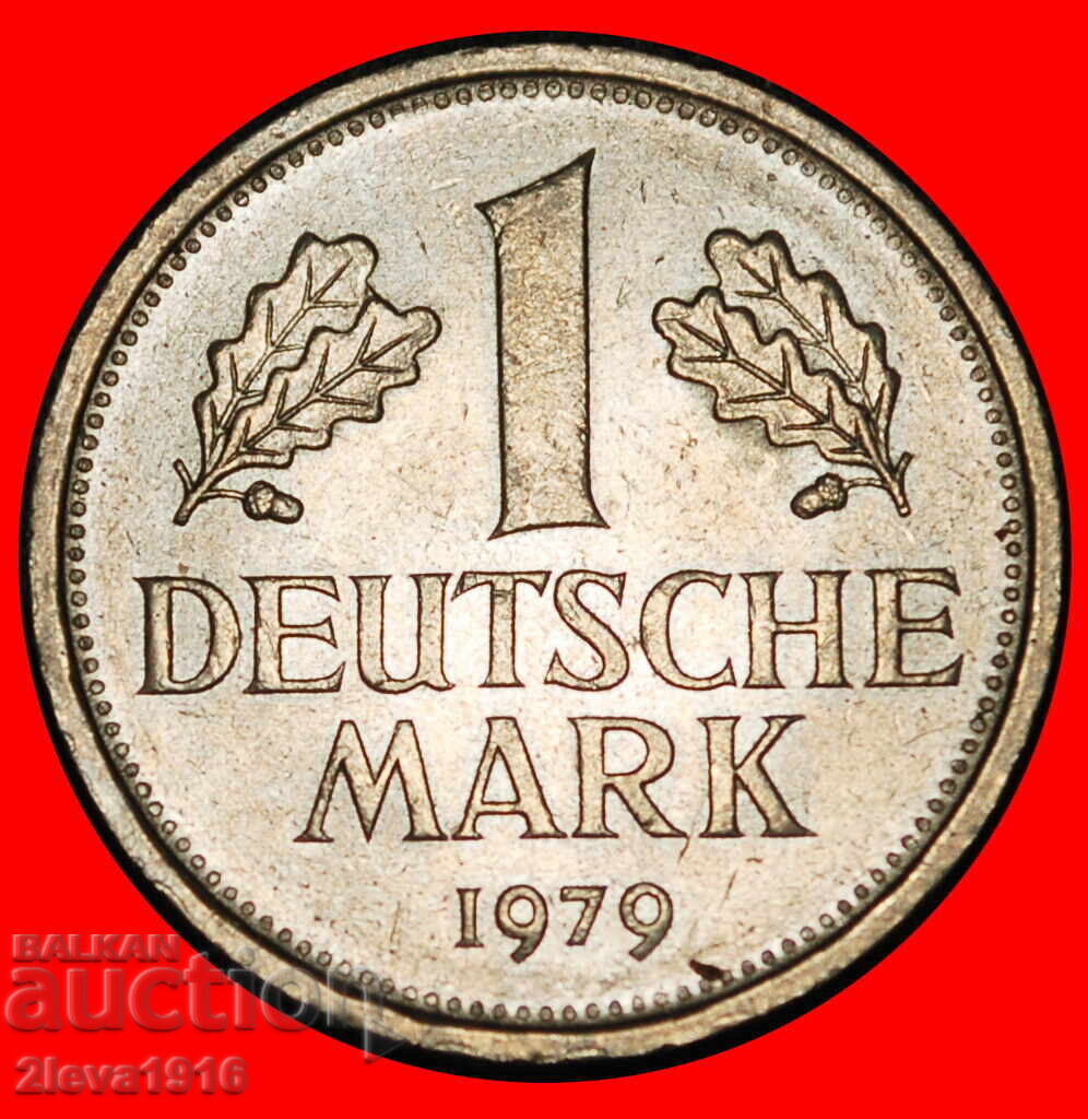 Ⰿ NOT COMMUNIST TYPE (1950‑2001): GERMANY★1 MARK 1979F BADEN