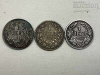 Lot de monede de argint regale Bulgaria