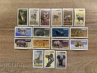 Africa de Sud-Vest - Mamifere sălbatice (1980) MNH