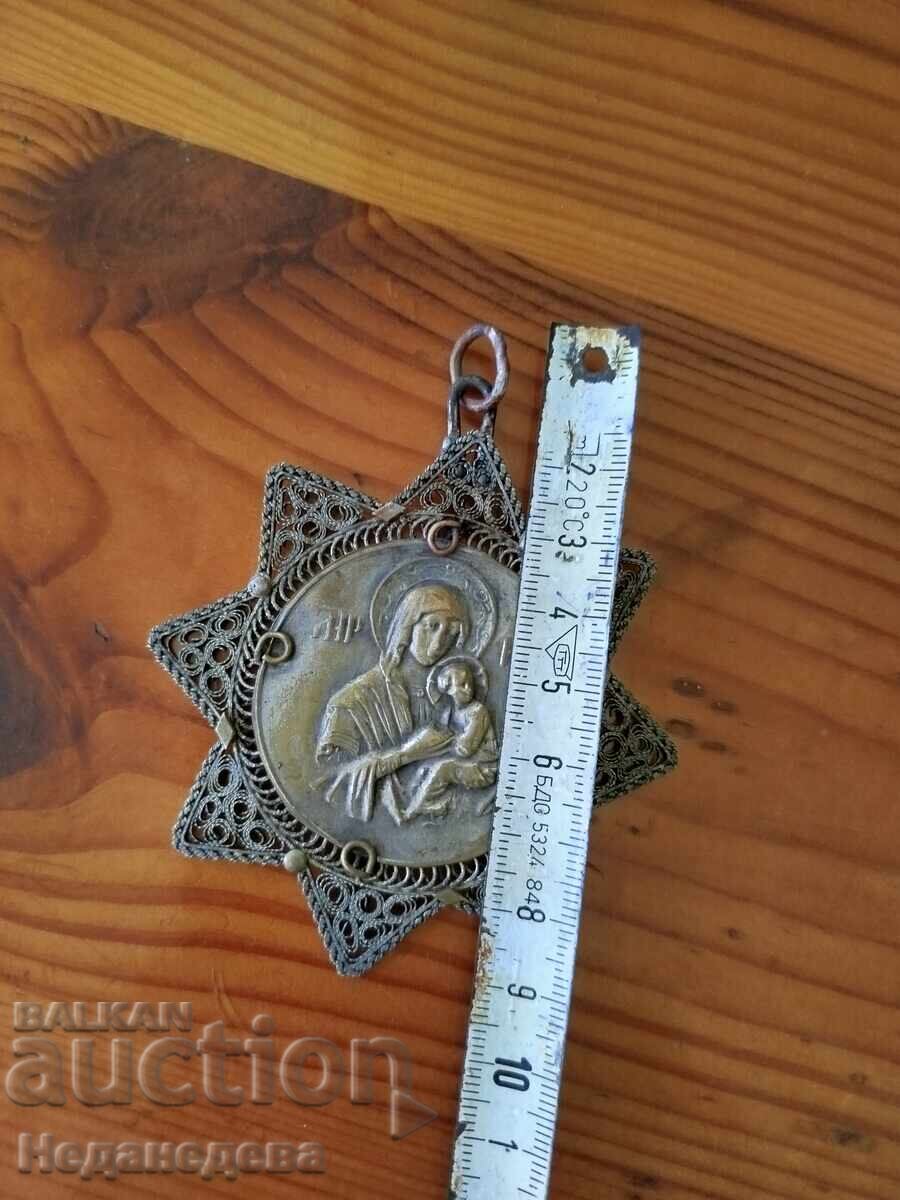 Medalion, filigran, panaghia, bijuterii, colier cu preț € 21.00 | 41.07 BGN