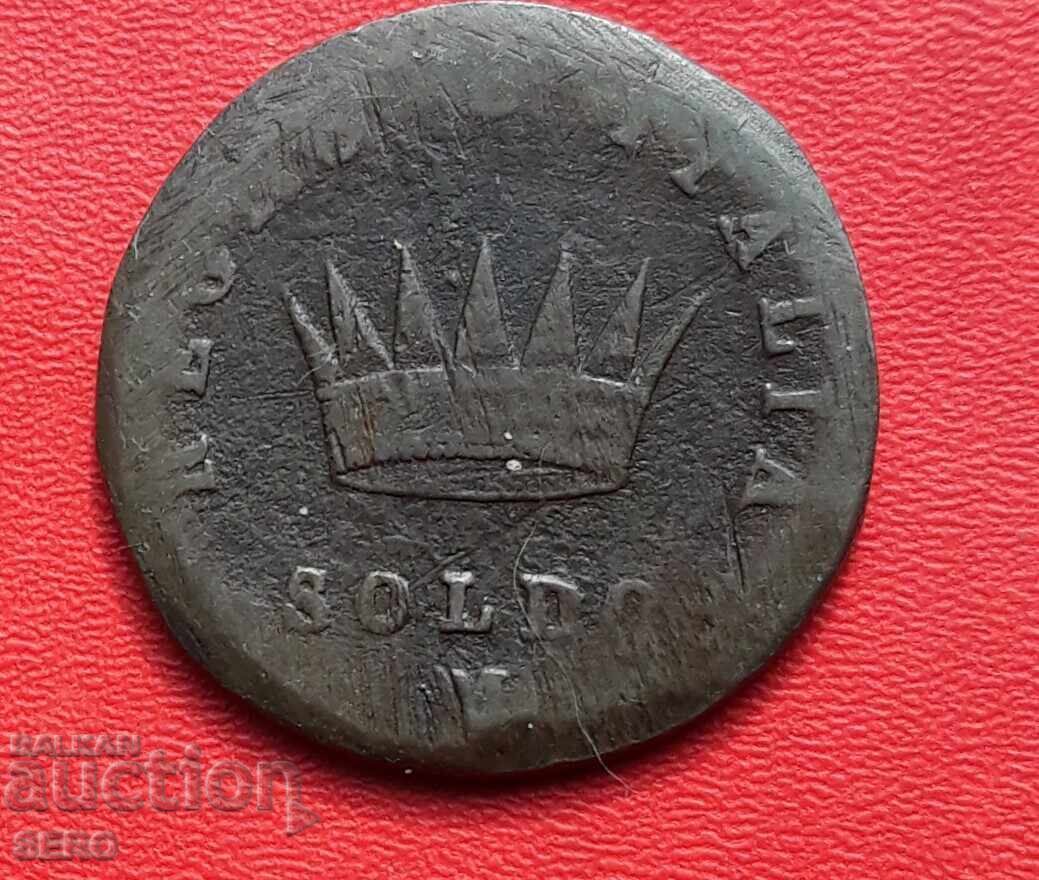 Италия-Милано-Наполеон I-солдо 1811 М с цена € 15.00 | 29.34 лв.