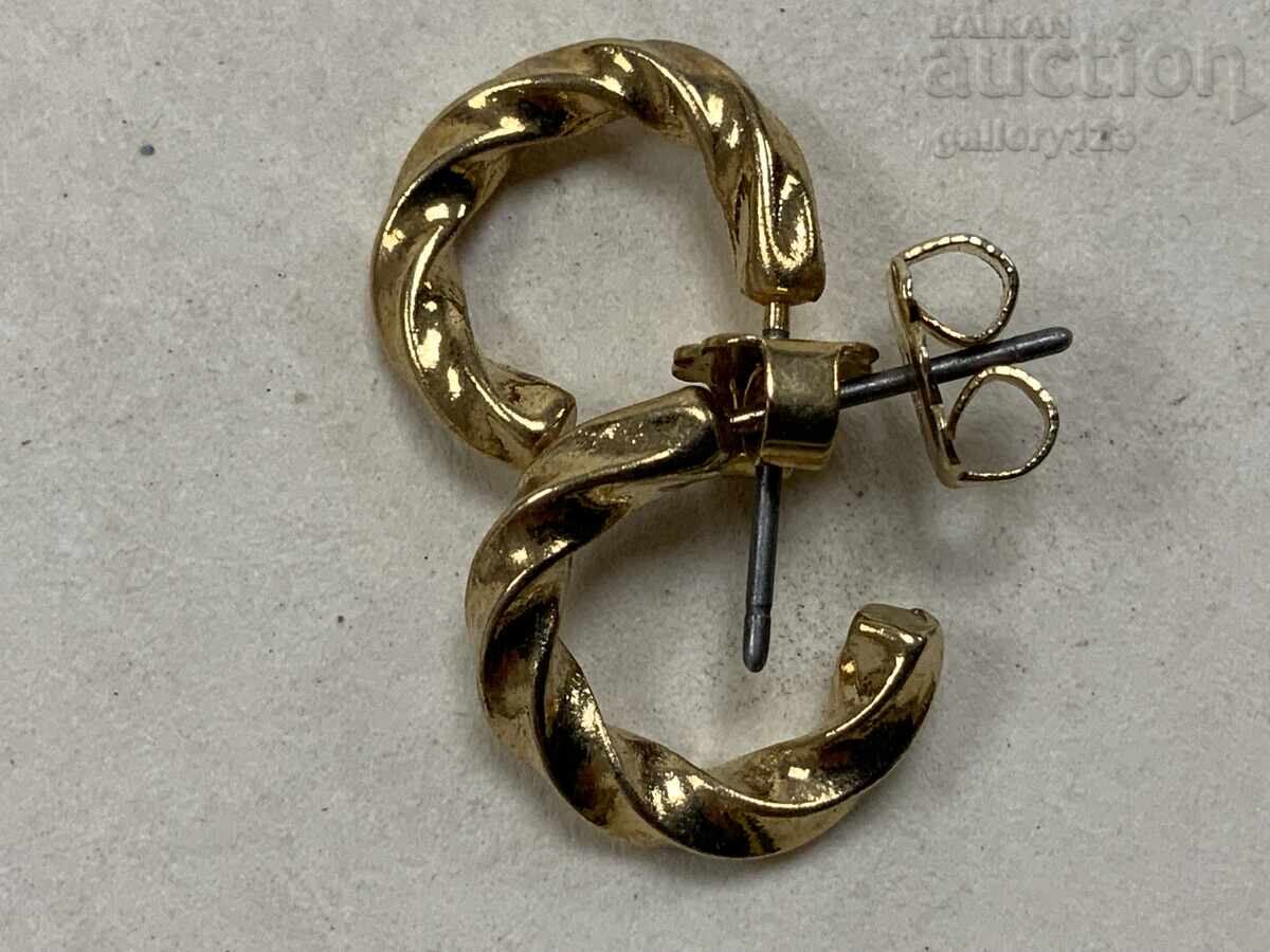 Δημοπρασία Επιχρυσωμένα σκουλαρίκια