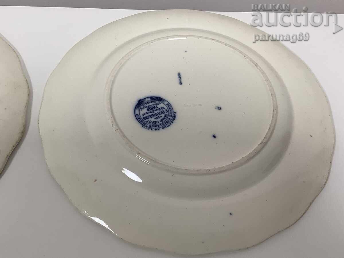 Porcelain plates from the royal service of Tsar Ferdinand I, 3 pieces - 5