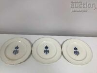 Πορσελάνινες πιατέλες από βασιλικό σερβίτσιο του Τσάρου Φερδινάνδου Α' 3 τεμάχια