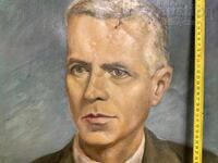 Παλιός ελαιογραφία σε καμβά