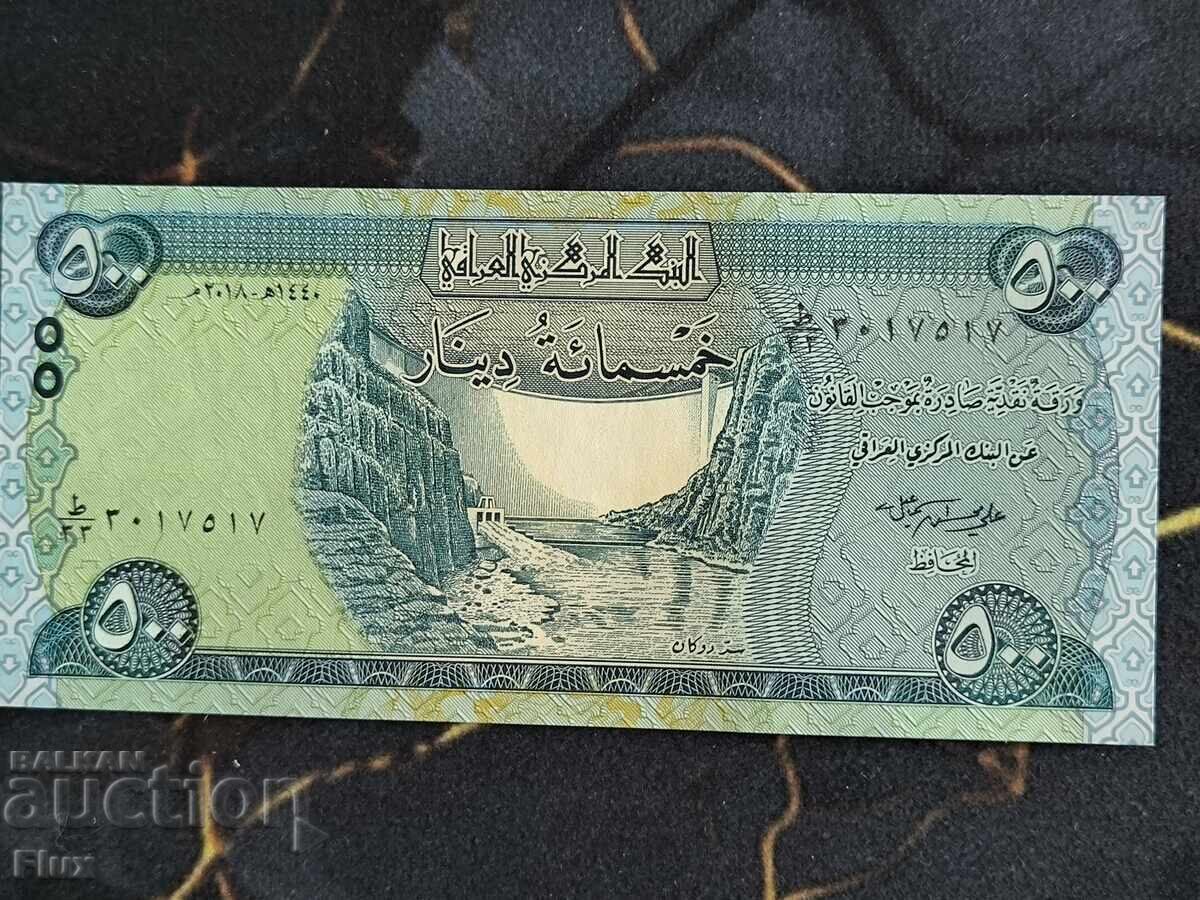 Banknote - Iraq - 500 dinars UNC | 2018