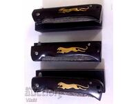 Сгъваем нож с острие имитиращо дамаска стомана 82х190 JAGUAR