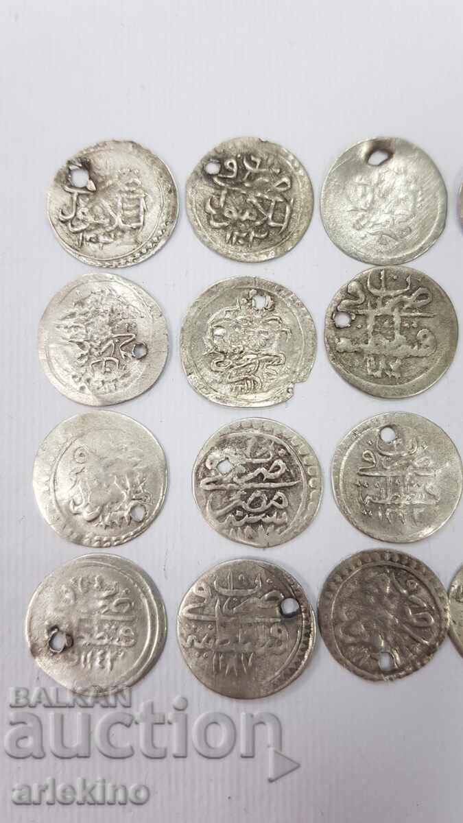 20 τεμάχια - Τουρκικά, ασημένια νομίσματα για Κοσμήματα Αναγέννησης με τιμή € 27.00 | 52.81 BGN