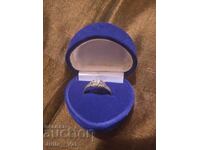 Ασημένιο δαχτυλίδι αντίκα ΒΖC 0,01 σεντ