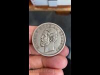 Ρουμανία 5 λέι 1901 Κάρολος Α' πολύ σπάνιο ασημένιο νόμισμα