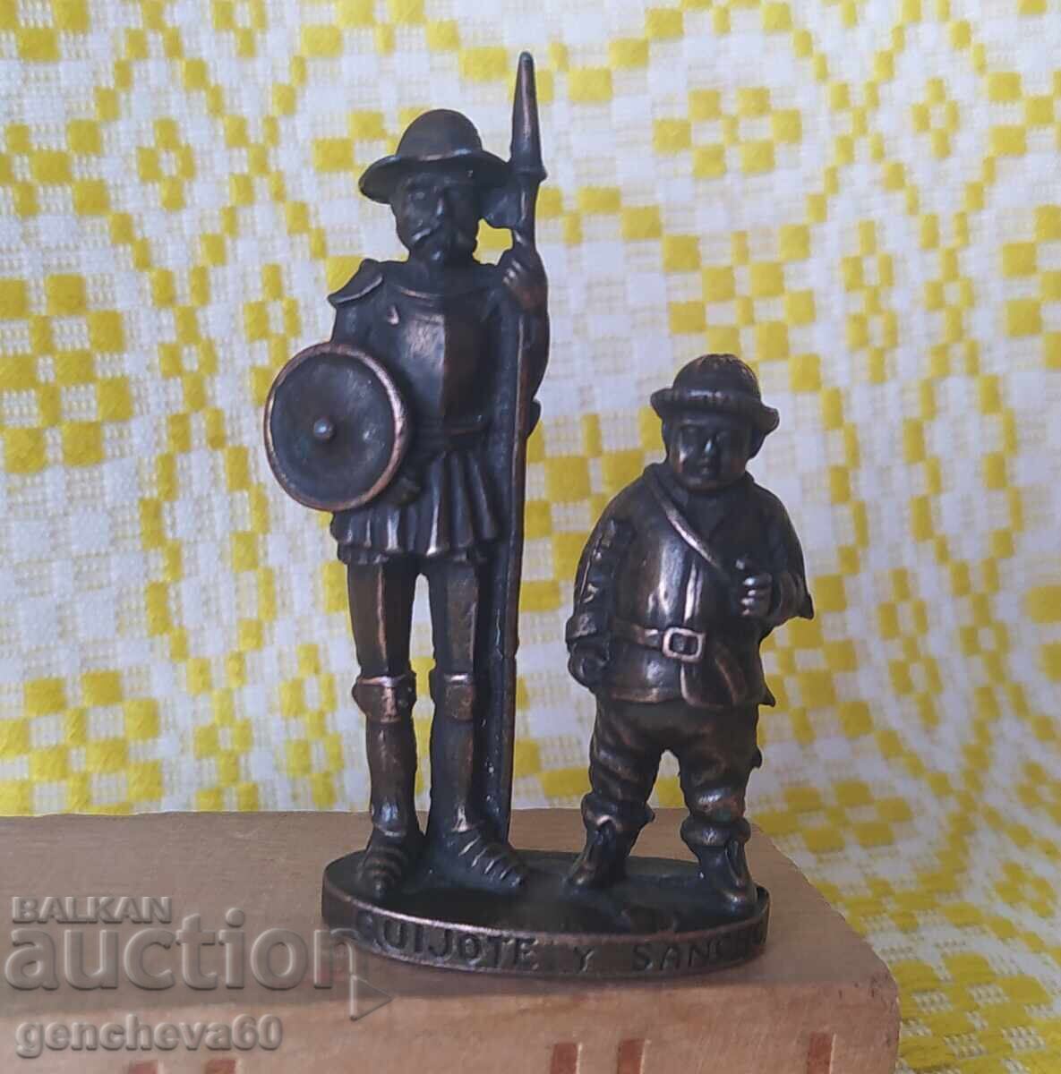 Livrarea Figurină metalică ,,Don Quijote și Sancho Panza" de colecție