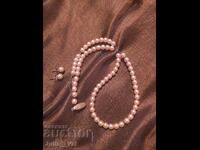 Стара огърлица с обеци БЗЦ 0,01 цент