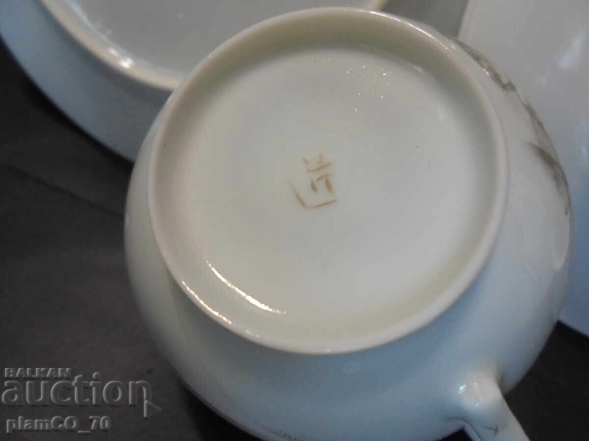 №*8521 Set vintage japonez din porțelan, triplu - 5 №*8521 Set vintage japonez din porțelan, triplu - 5