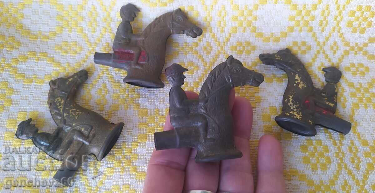 RARE! Antique Metal Figurines - 6 RARE! Antique Metal Figurines - 6