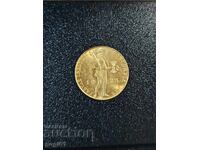 Златна монета с много добро качество