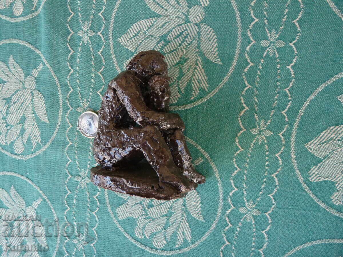 Figurină sculptură veche 10 cm - 13