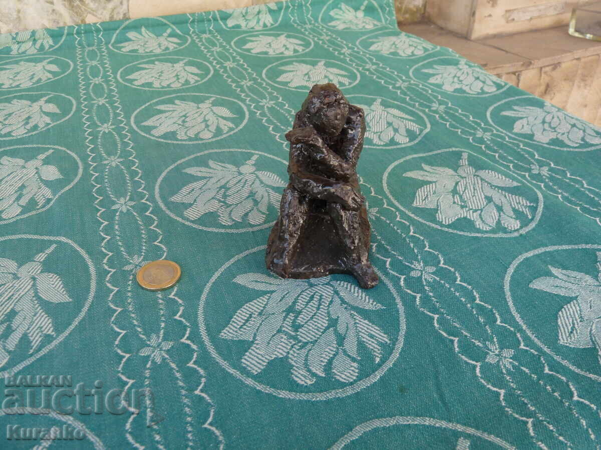 Figurină sculptură veche 10 cm - 9