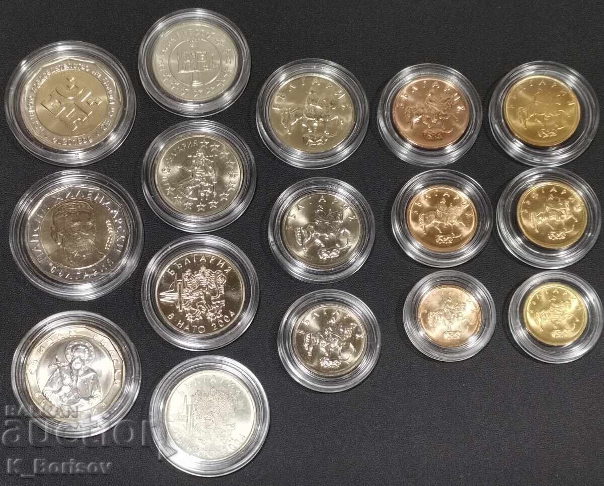 Lot complet de monede de schimb în circulație 1999-2018 cu preț € 89.00 | 174.07 BGN